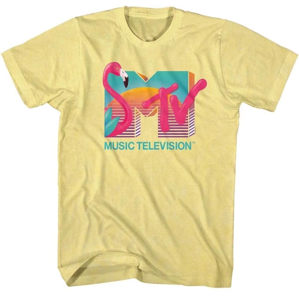 MTV Фламинго Телевизионная Футболка 120