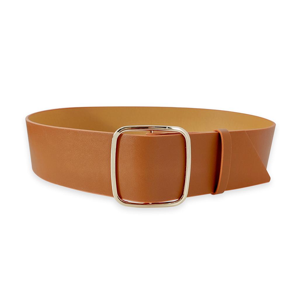 Fire sesonger tilgjengelig Nytt belte Dame Skinn Mote Allsidig Jeansbelte Dekorasjon Med Skjørt, Dress, Genser Midjedeksel