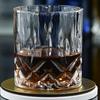 230ml Glass Drinkware Whiskey Wine Cup Spirit Cups Embossed Water Bottle Transparent Crystal Glasses Drinking Bar Home Beer Cups