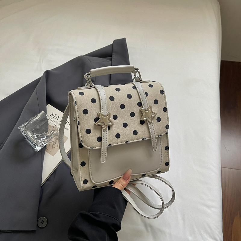 Schoolbag1011 Summer New Fashion Casual Women's Bag Texture Simple Personality Backpack Niche Foreign Style Backpack Women