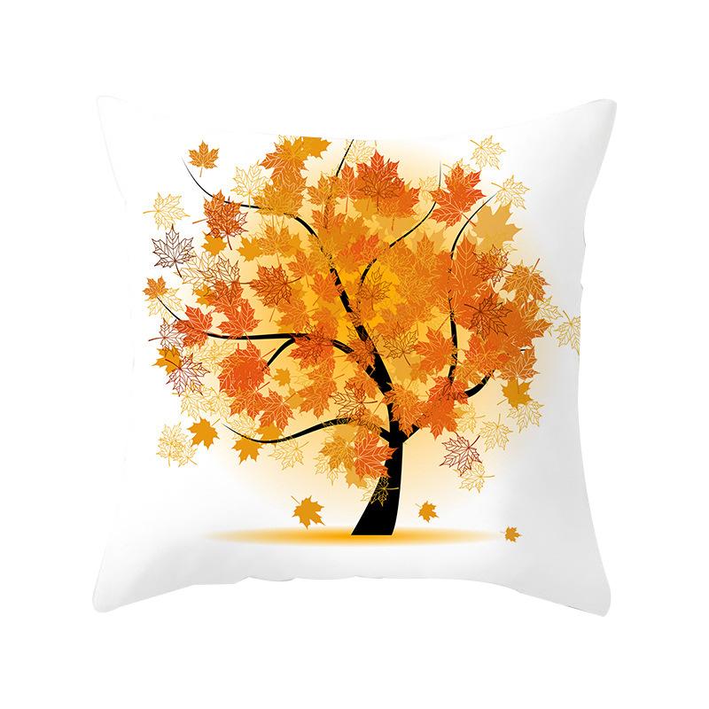 New Autumn Maple Leaf Pillowcase Home Sofa Cushion Pillowcase