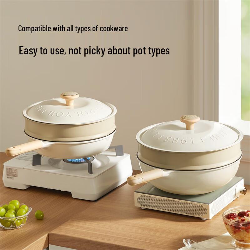 COOKER KING Universal Stainless Steel Steamer Basket