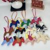 Little Pegasus pendant pu leather platinum bag Kelly bag pendant keychain bag pendant gift schoolbag Pony pendant