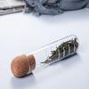 Clear Reusable Tea Strainers Cork Lid Tea Steeper Convenient Tea Filter Diffuser  Loose Tea