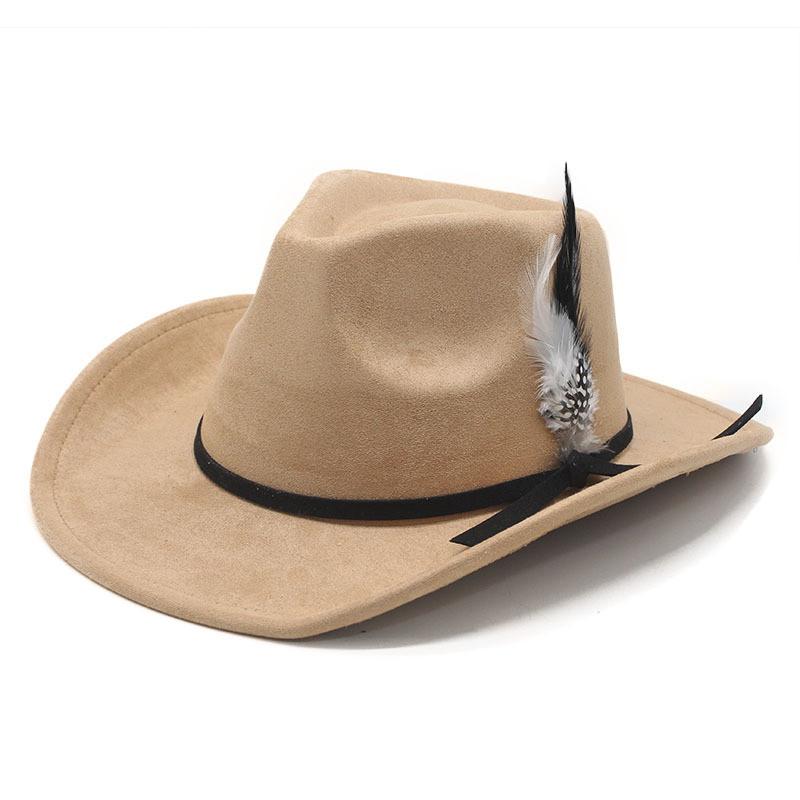 Style Felt Hat With Embroidered Tapestry And Wide Brim For Men And Women