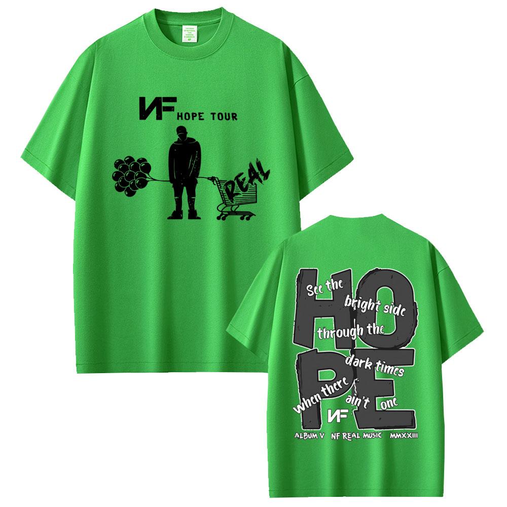 

Rapper NF HOPE Real Tour Tshirt Men Women Fashion Hip Hop Oversized Short Sleeve T Shirts Mens Casual Cotton Vintage Tshirts 4XL