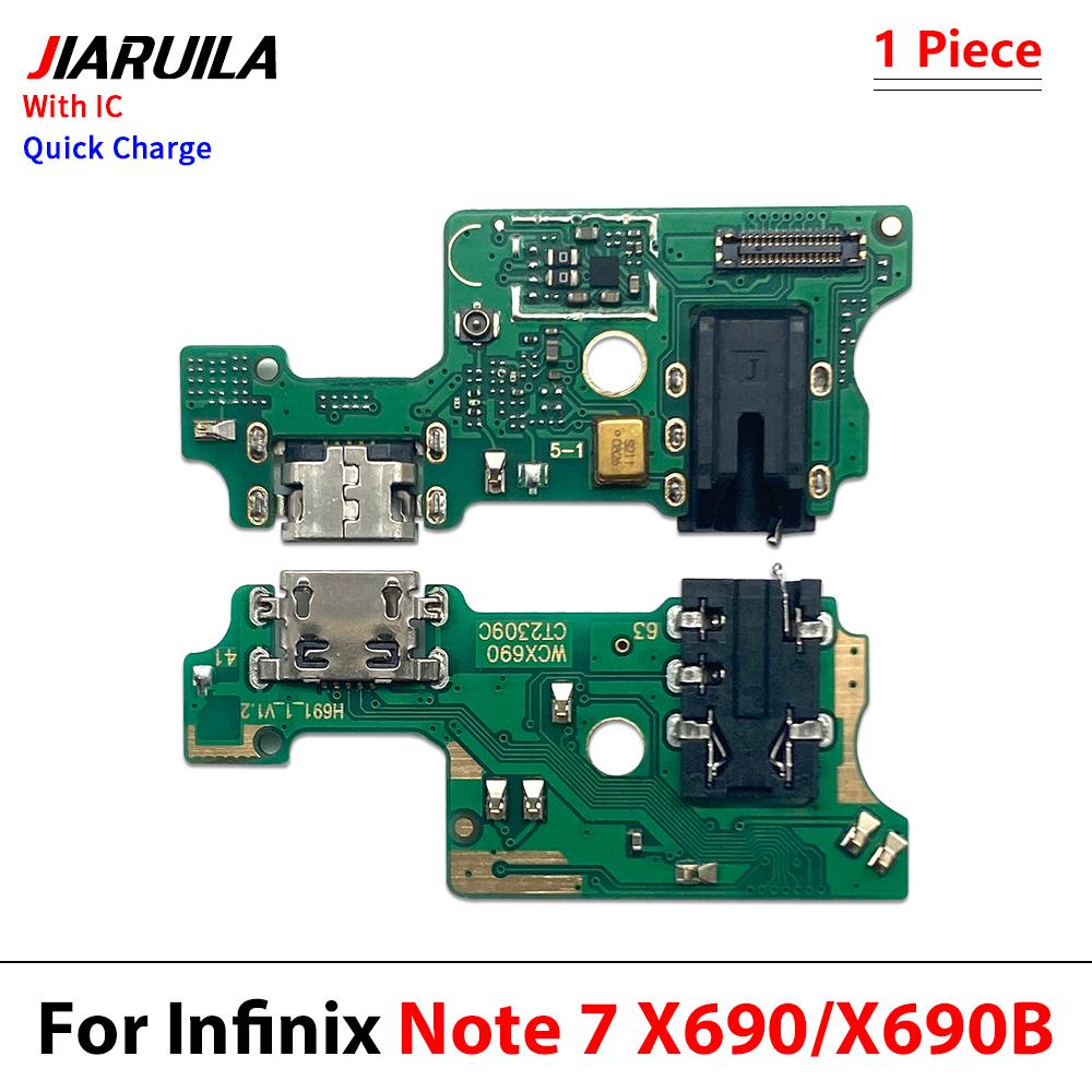 USB-Ladegerät Dock Connector Board Ladeanschluss Mikrofon Flex für Infinix Hot 9 Play Itel P17 Note 7 Lite Smart 8 X6111 Zero 1G