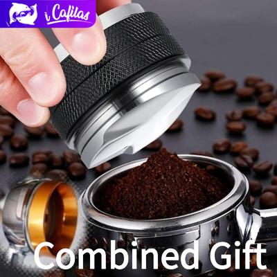 [DL] Espresso Coffee Tamper and Distributor Leveler Tools Dual Head 51mm/53mm /58mm for Breville Machine