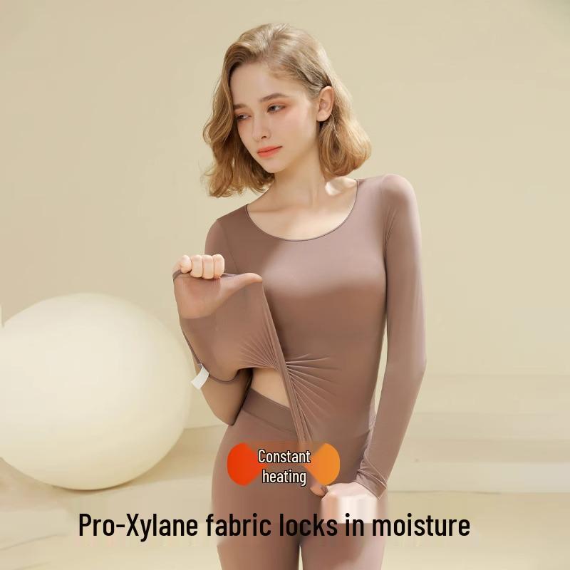 Hyaluronsäure Ultra-Dünnes Thermales Hautverbesserndes Basisschicht-Set für Damen