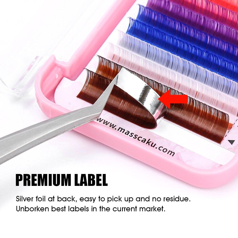 16 Rows Mixed Color Classic Eyelash Extenisons Russian Volume Colorful Lashes Faux Mink Natural Soft Eyelashes Makeup WBL
