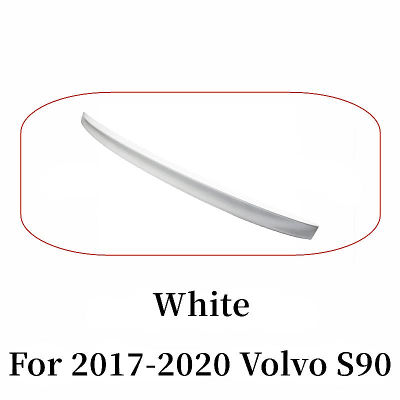 For Volvo For Volvo S90 T5 2017 2018 2019 2020 Black Carbon Rear Trunk Lid Ducktail Lip Spoiler Wings Car Exterior Tuning Access