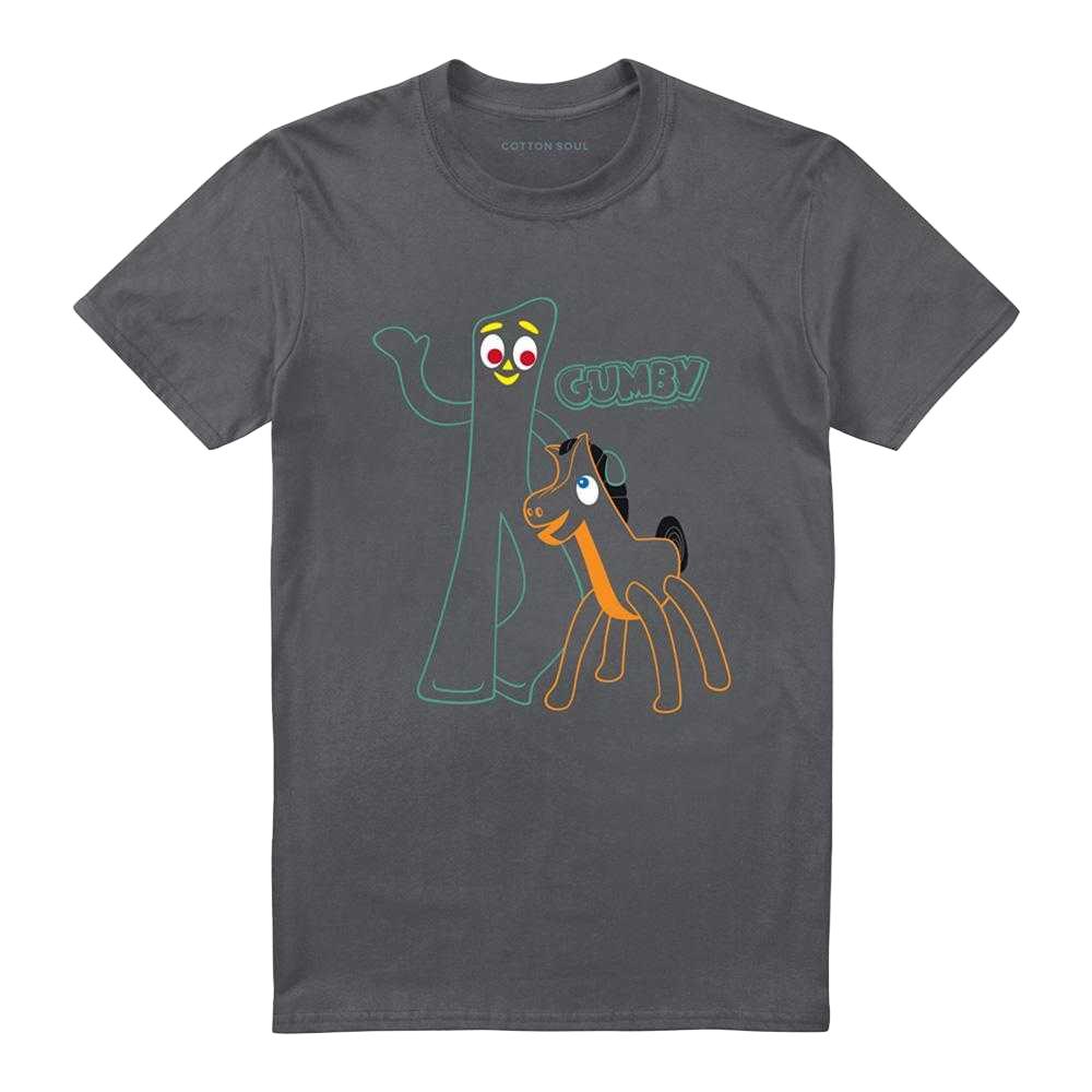 Gumby Unisex Adult Outline T-Shirt