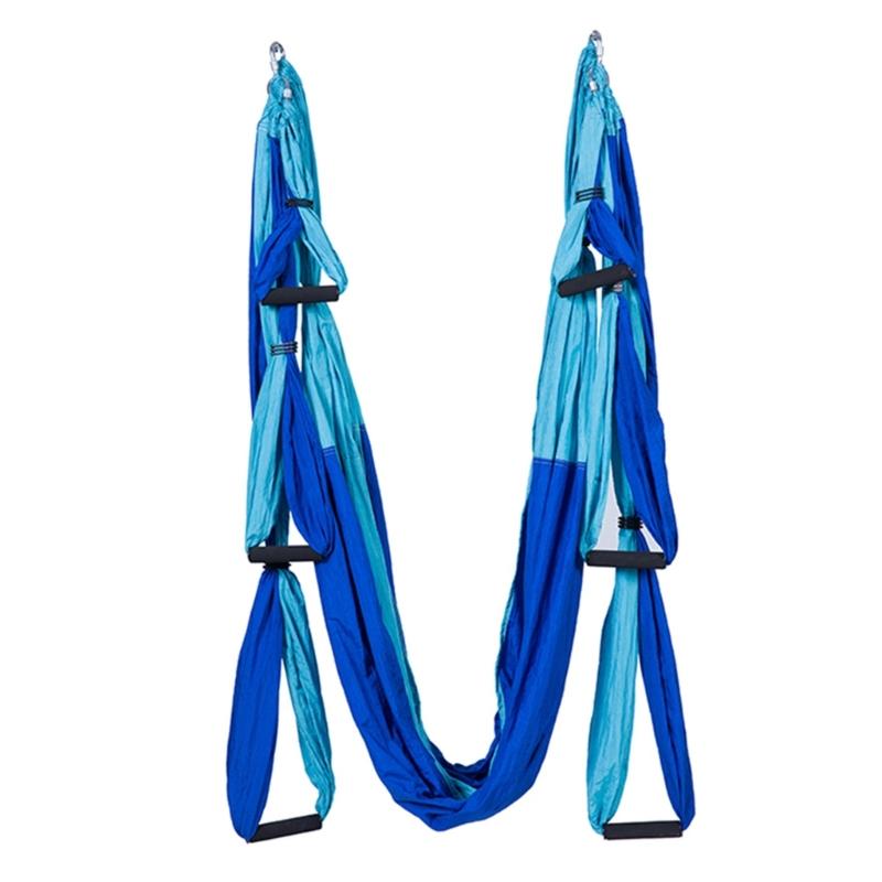 Indoor Sensory Therapy Swing Adults Nylon Fabric Yoga Suspension System Support Yoga Pilates Inversions Exercises Device