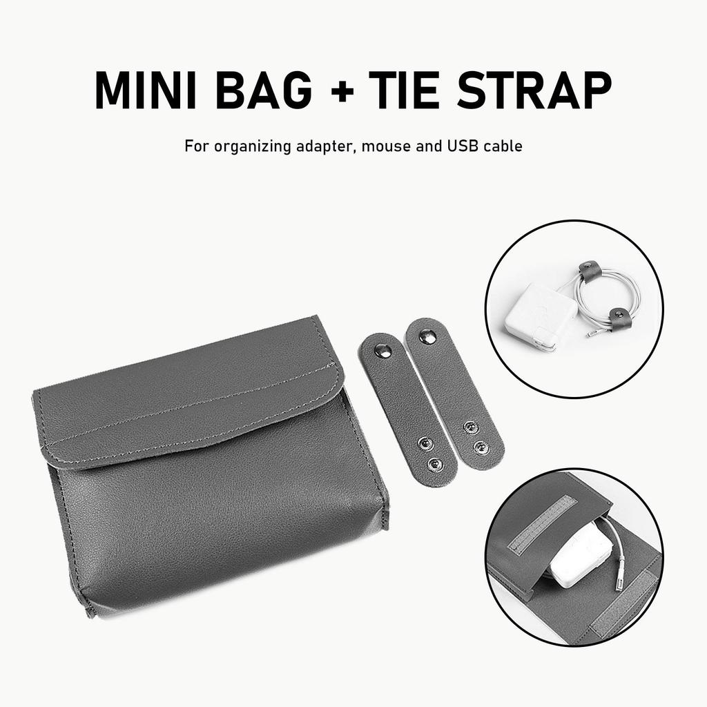 13/14 Inch 3 In1 Laptop Sleeve Case Waterproof PVC Foldable Stand Wrist Rest Protective Notebook