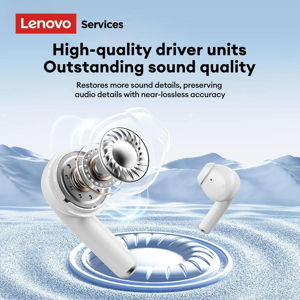 Original Lenovo LE210 Wireless Bluetooth 6.0 Earphones Low Latency HiFi Sound Quality Gaming Sport Headphones HD Call Noise Reduction Earbuds