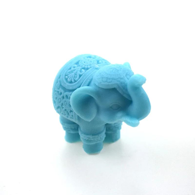 Mini Elephant Silicone Mold DIY Craft Candle Holder Making Pastry Baking Mould Handmade Resin Home Decoration Wholesale