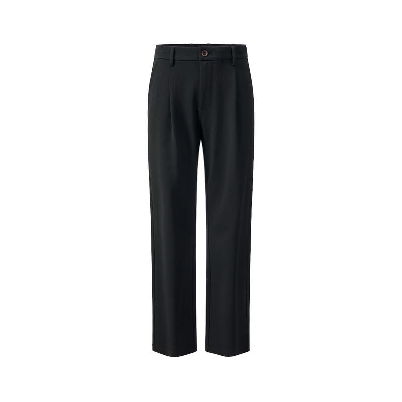 GIOVANNI VALENTINO Men's Loose Fit Straight Casual Trousers