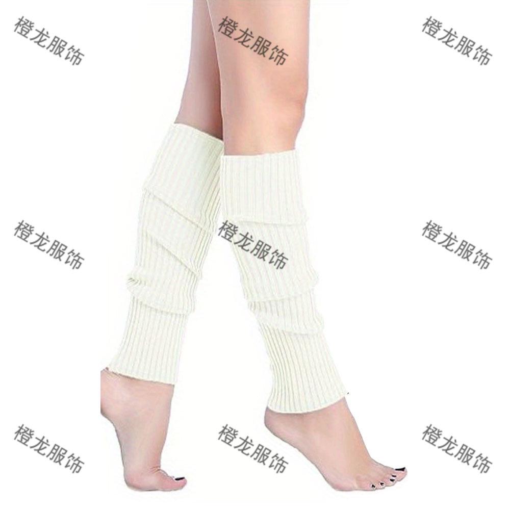 JK Women's Multi-color Wool Knit Leg Warmers - Versatile, Warm & Stylish Autumn/Winter Boot Covers