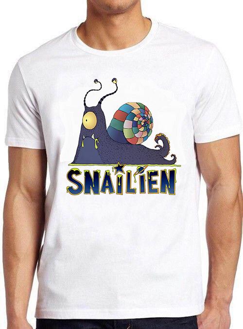 Alien Snail Slug Ufo Sci Fi Horror Area 51 Funny Meme Gift Tee T Shirt M726 M