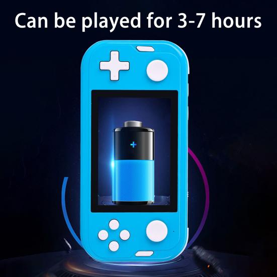 Vintage Game Console 3.5 Inch Screen HD-compatible Dual Joystick Control One Click Archive Support TF Card Video Game Console Game Player