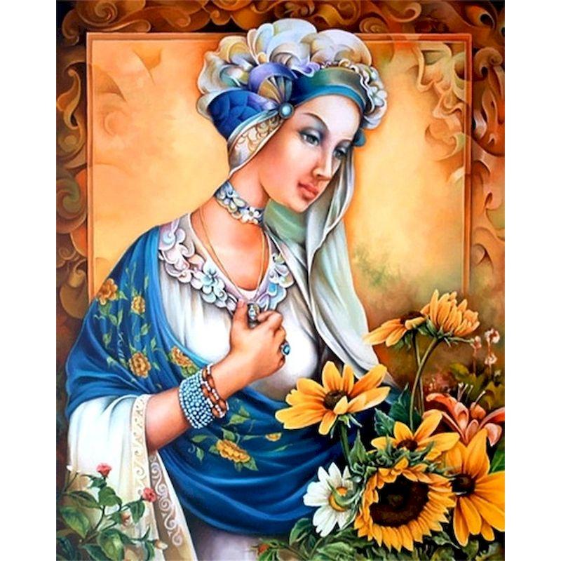 5D DIY Diamond Painting Women Kits Cross Stitch Diamond Embroidery Rhinestone Art Home Decoration Adults Picture Kits