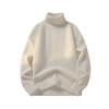 Autumn Men Turtleneck Sweater Winter Men Fleece Pullovers Rollneck Knitted Sweater Men Lazy Style Knitted Jumper Slim Fit Casual Sweater