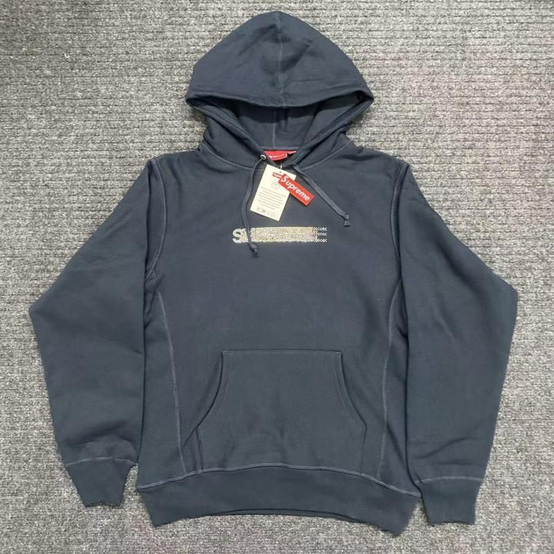 2026FW Moletom com Capuz Bandana Box Forro de Lã Algodão Masculino Jovem Streetwear