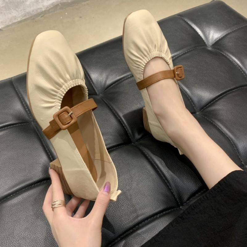 High Heels Women's Shoes 2025 Summer New Elegant Street Women Pumps Mary Janes Fashion Temperament Versatile Women Shoes