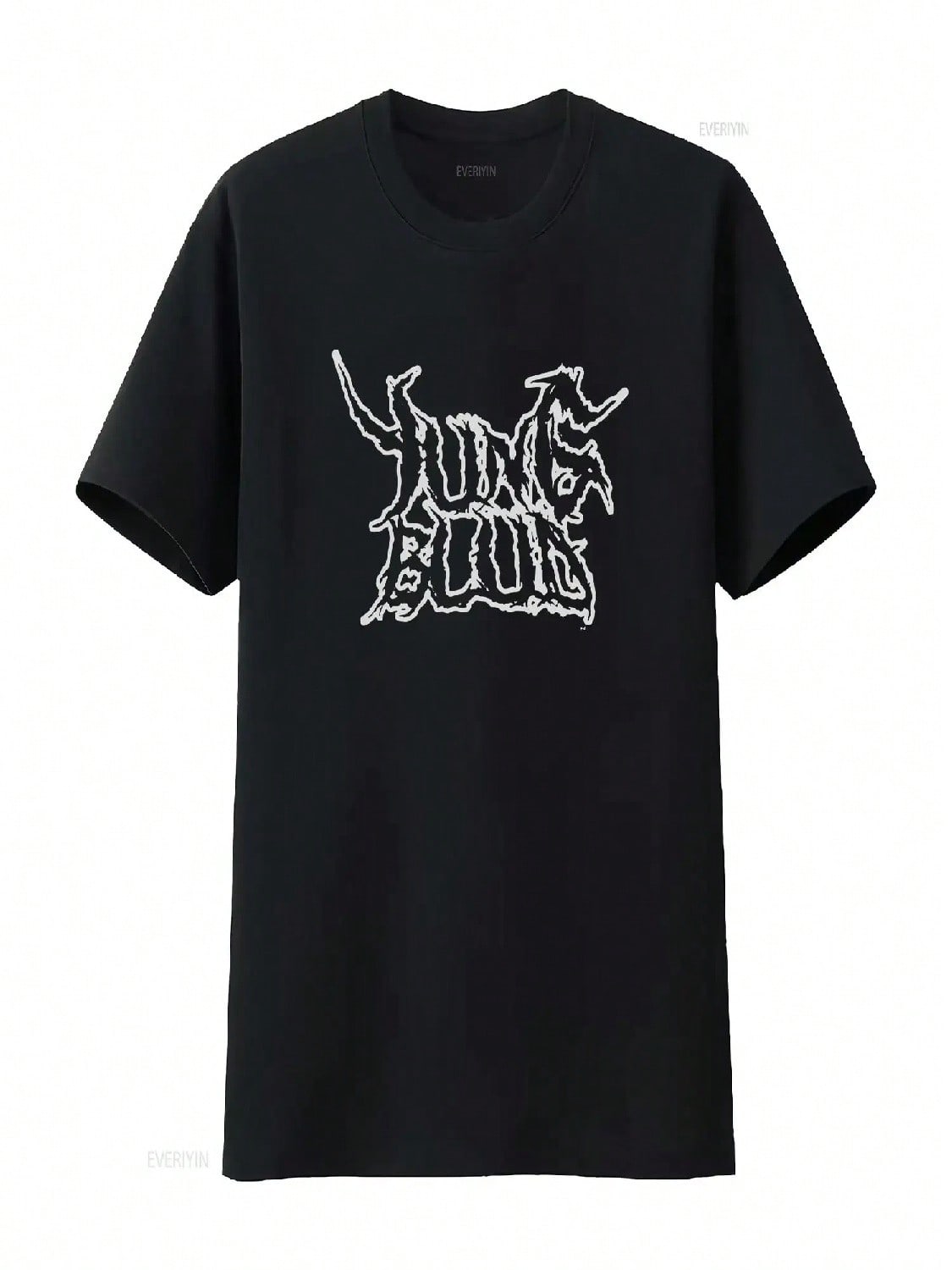 Yungblud T Shirt Weird Flaming Skeletons Back Print Vintage Washed Graphic Versatile Top For Everyday Wear Stylish Homme S разноцветный