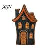 Rustic Ghost Wood Decoration Halloween Haunted House/Cute Wooden Table Ornaments, Farmhouse Tiered Tray Holiday Home Centerpieces Decor, Vintage
