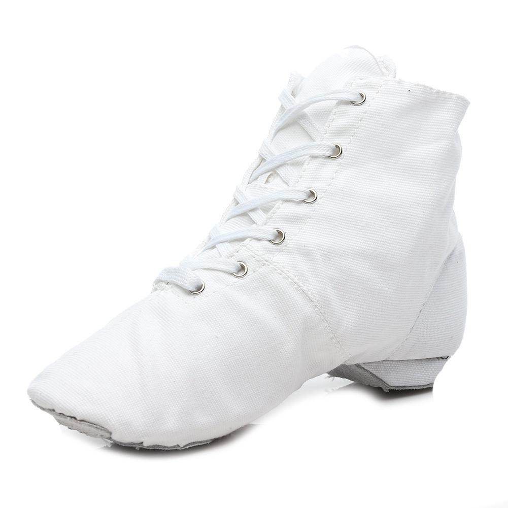 Dámské plátěné baletní taneční boty Flat Jazz Boots Indoor