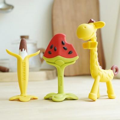 Ange Teether Single Item, Giraffe, 1 Piece, Korean Baby Products