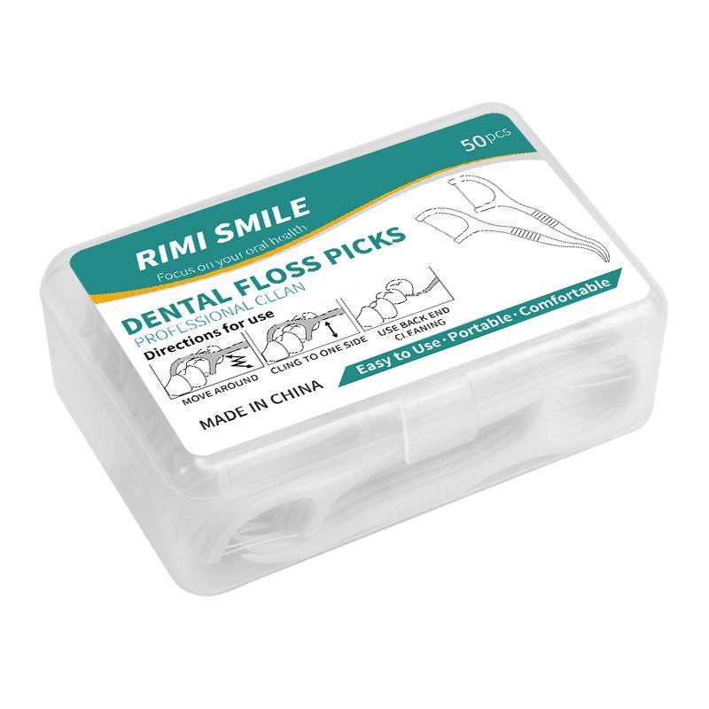 

600/300/150/50pcs Dental Floss Sticks - Portable Ultra-Fine Bagged Dental Floss - Disposable Cleaning Dental Floss - Home Toothp