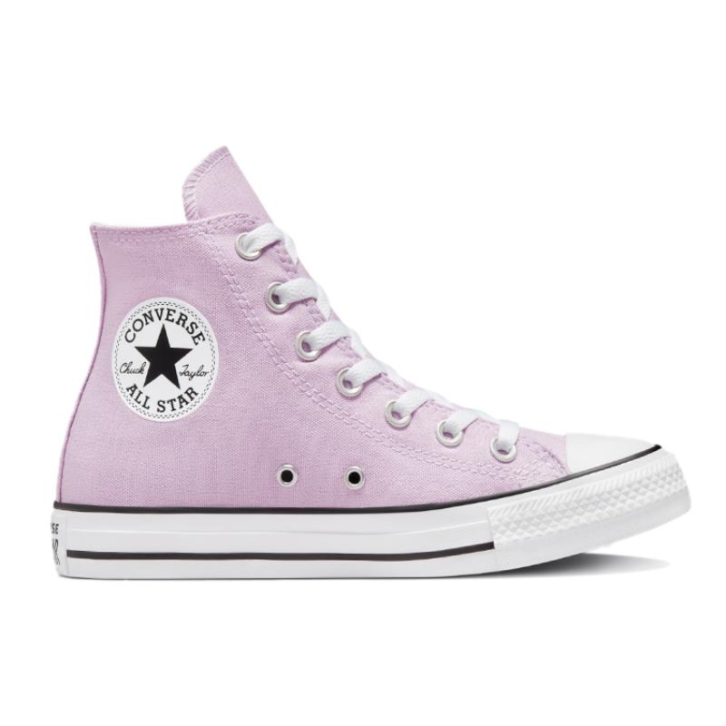 Converse Chuck Taylor All Star Trendy High-Top Canvas Shoes Unisex Pink White