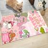 Peanuts Christmas Collection Carpet Rug Soft Washable Antislip Home Living Room Sofa Mats Personalized Christmas Rug