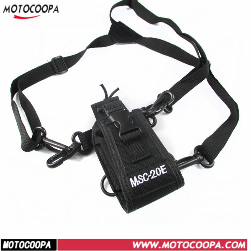 Universal Nylon Walkie-Talkie Case, MSC20E: Dustproof Leather Protective Cover with Waist Clip for Multiple Handhelds