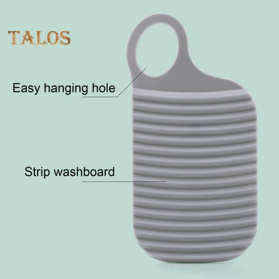 3Pcs Mini Washboard Portable Hand-held Wash Board Laundry Scrubbing Travel Hand Washer Hanging Hole Design Hand Washing Tool