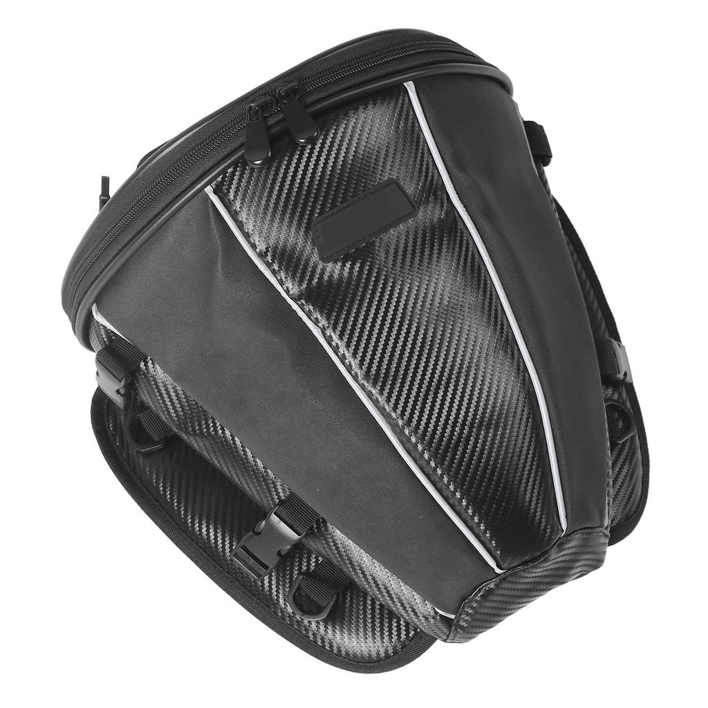 Motocyklowa Torba na Tylne Siedzenie Pakiet Ogonowy PU Wysoka Pojemność Lekka Przenośna Wodoodporna z Pokrowcem Przeciwdeszczowym