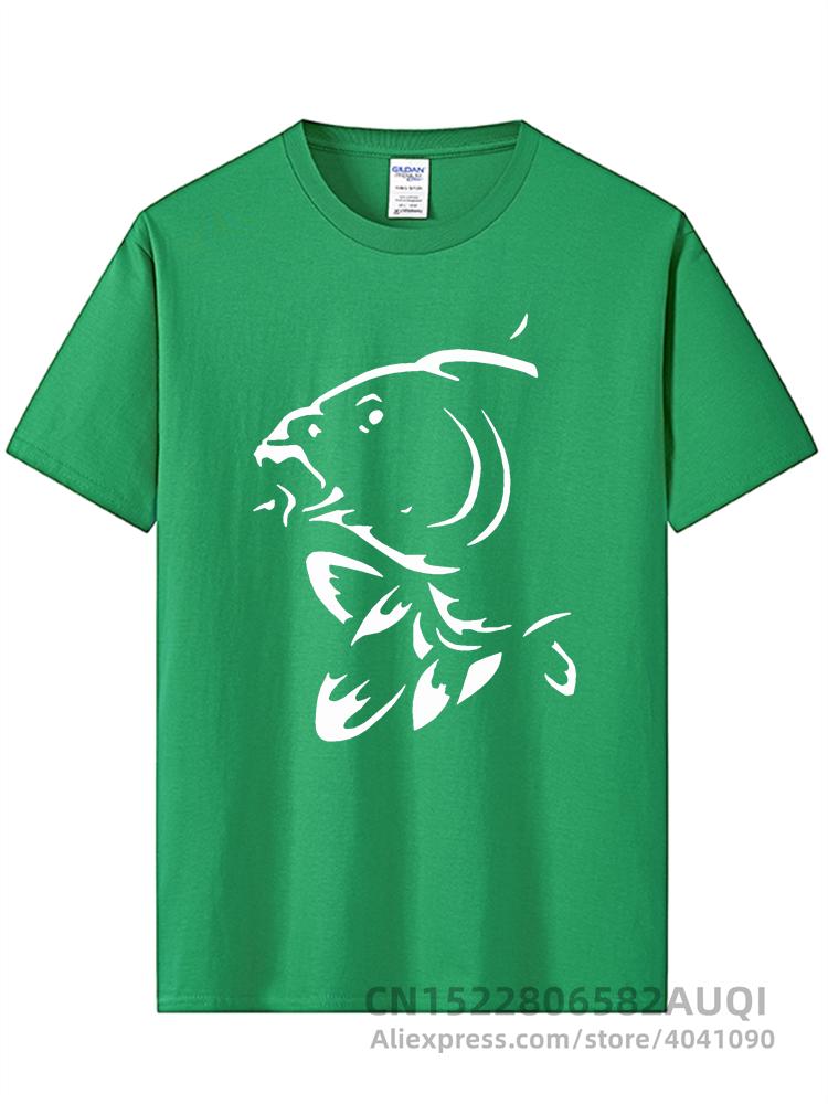 Summer Round Neck 3D Fish Print Top Fashionable Casual Short Sleeved Men's T-shirts
