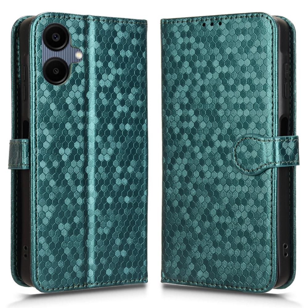 For Samsung Galaxy A06 5G Wallet Case Dot Pattern Imprint PU Leather Phone Cover