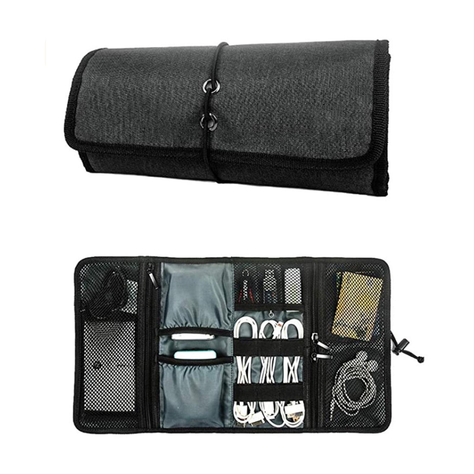 

1 шт., Мини-многофункциональная сворачивающаяся сумка для хранения, сумка для цифрового хранения, кабель для передачи данных, классификация электронных аксессуаров, портативная