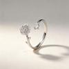 Camellia Niche Design Fashionable Branches Ring