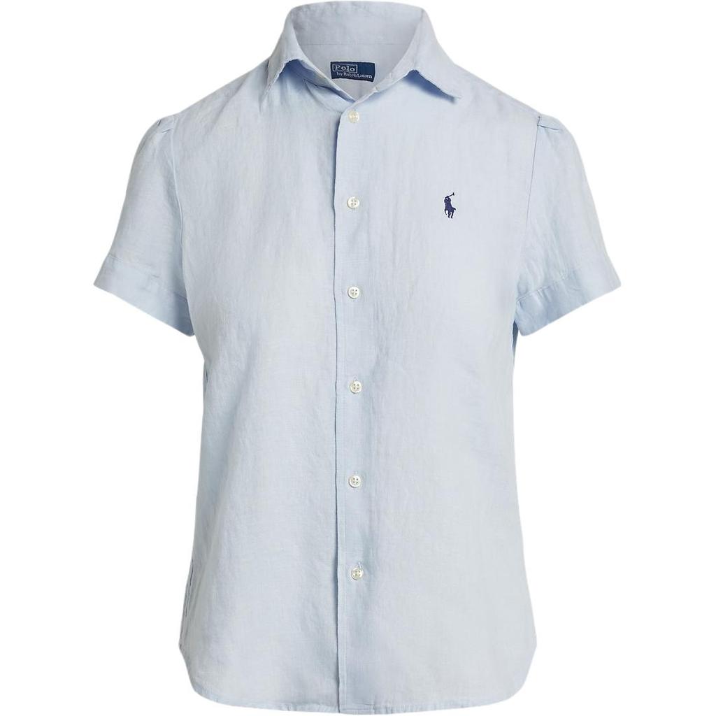 Polo Ralph Lauren SS26 Linen Short Sleeve Casual Straight Shirt Women shirts WMPOSHTNDO21076-400