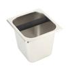 Stainless Steel Espresso Knock Box Container with Rubber Bar for Coffee Machine