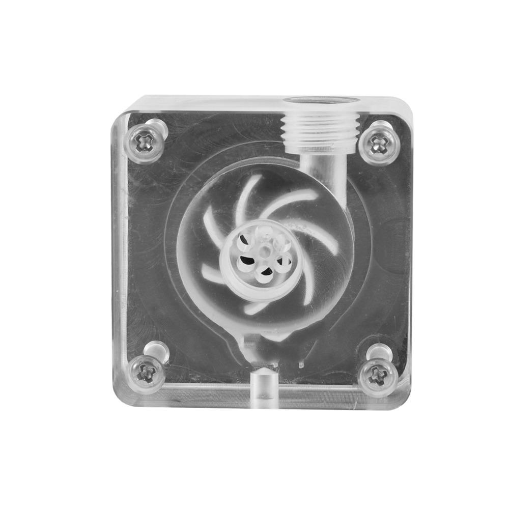 G1/4 Thread CPU Water Pump Noiseless 12V DC Water Cooling Pump Compact 500L/H Computer Water Cooling Pump Water Cooling System