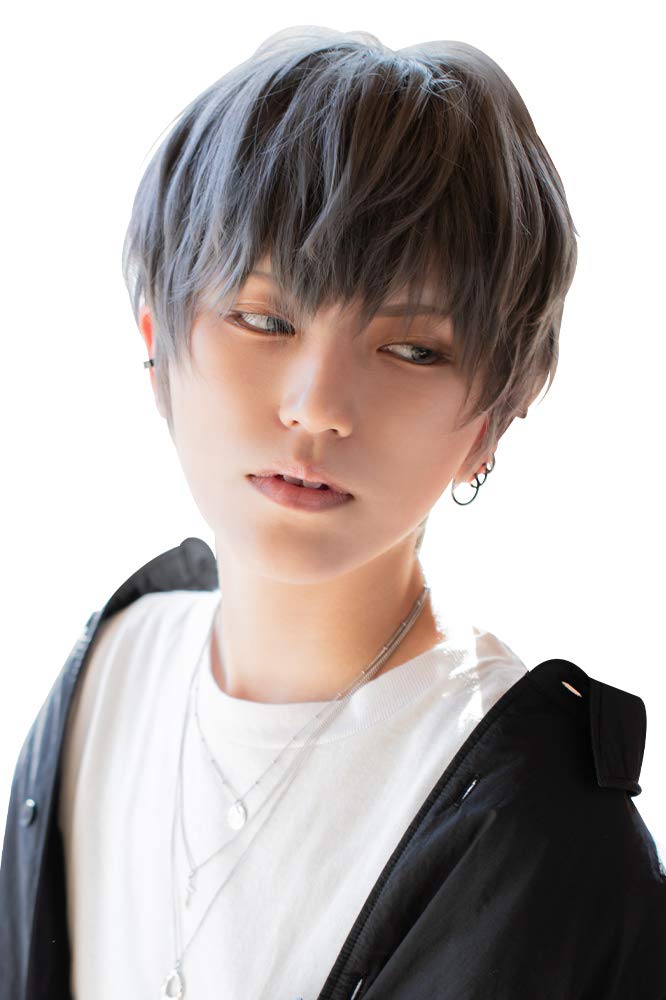 

Легкий Короткий 02 Полный Короткий Термостойкий Поставляется с Сеткой для Парика Серый [Classe] Мужской Парик, Волосы, Натуральный, Термостойкий, Унисекс, - серый