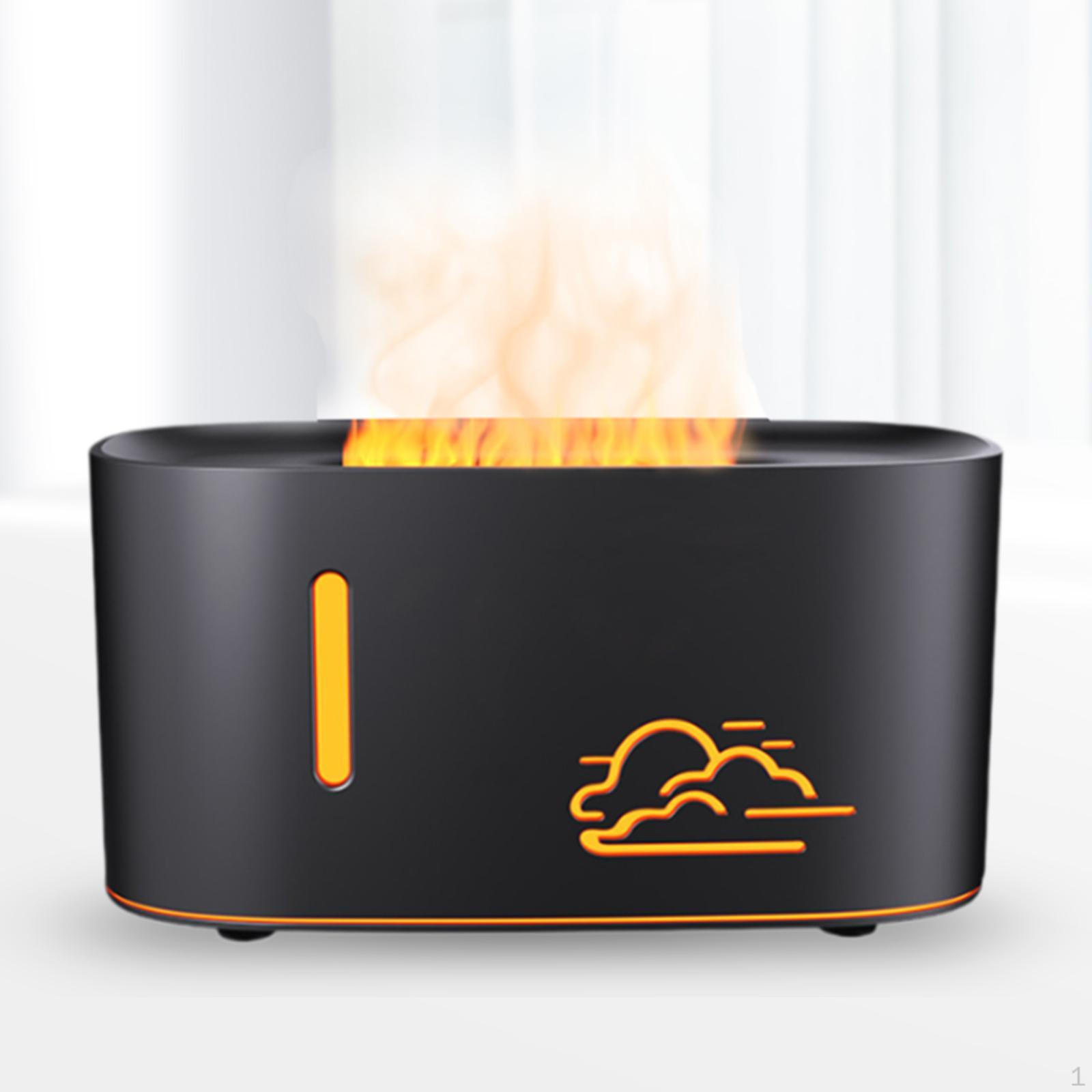 

Аромадиффузор и увлажнитель воздуха с емкостью для воды 160 мл для домашнего офиса Black