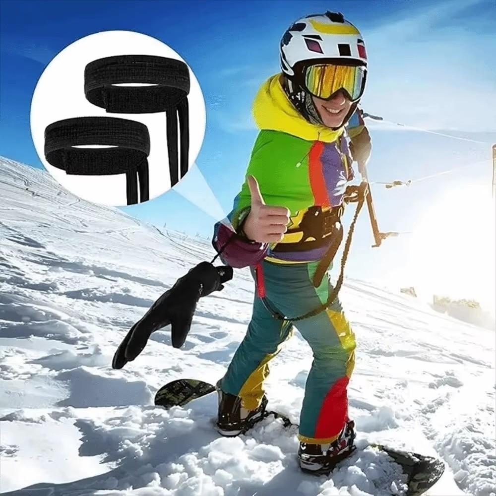 Elastic Glove Straps Durable Anti-loss Strap Storage Strap Glove Safety Strap For Ski