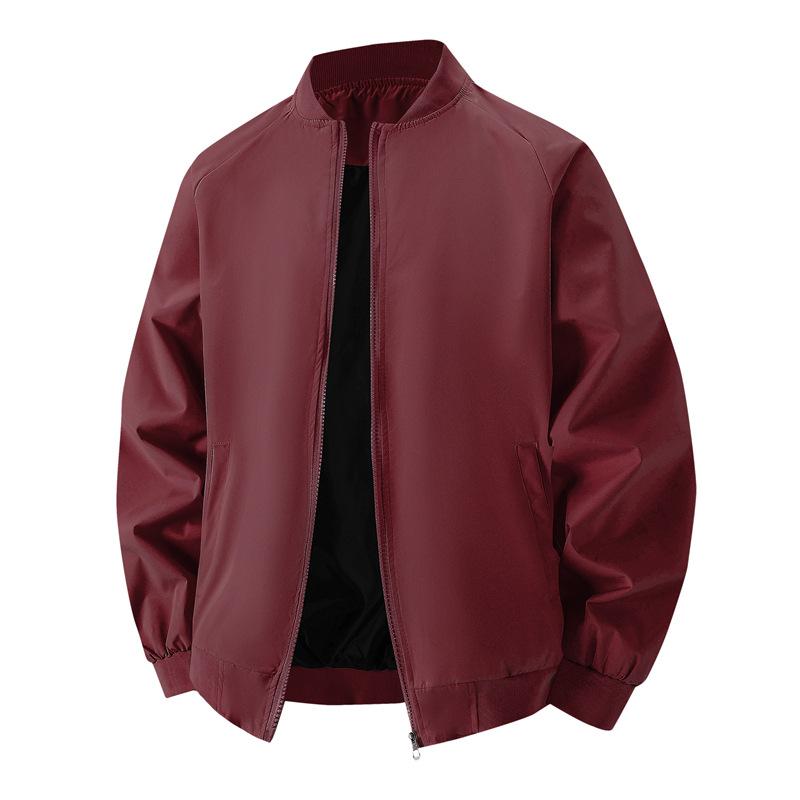Retro Jacket Men's Solid Color Pilot Jacket Men's Jacket Men's Jacket Men's Top Men