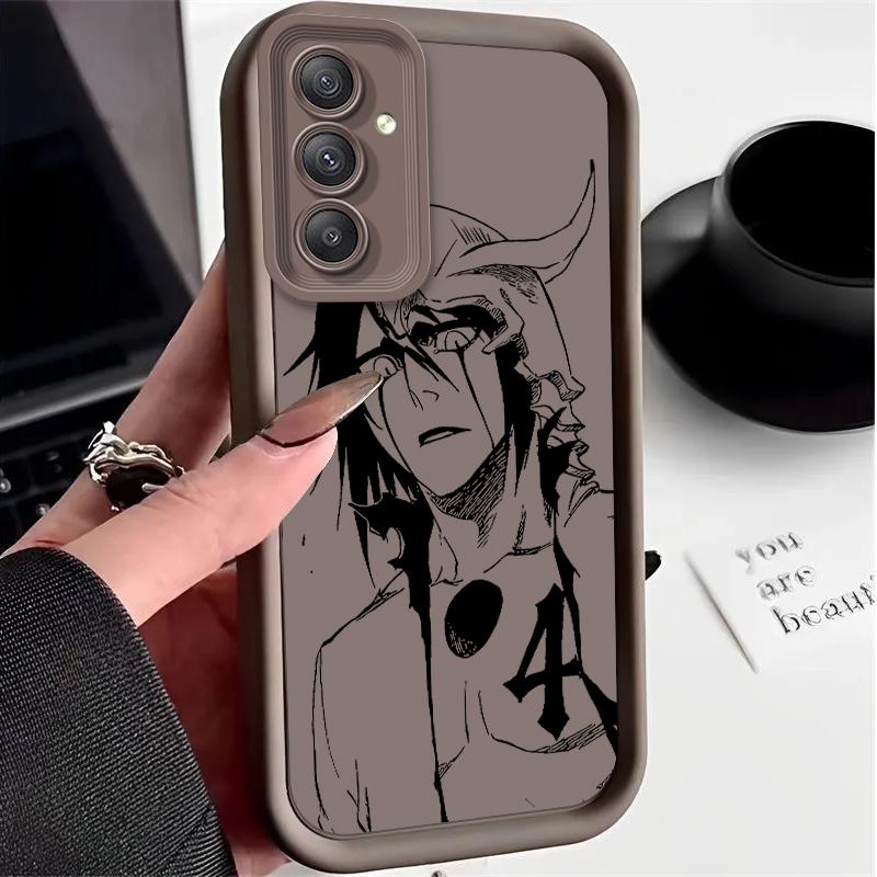 Anime Bleach Case for Samsung Galaxy S24 S23 S22 S21 Ultra Plus S20 FE A55 A54 A53 A52 A52S A51 A50 A50S A35 A34 Silicone Cover